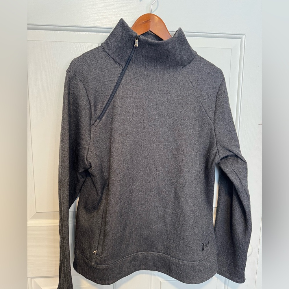 Eastern Mountain Sports Dark Gray Women's Half-Zip Funnel Neck Pullover